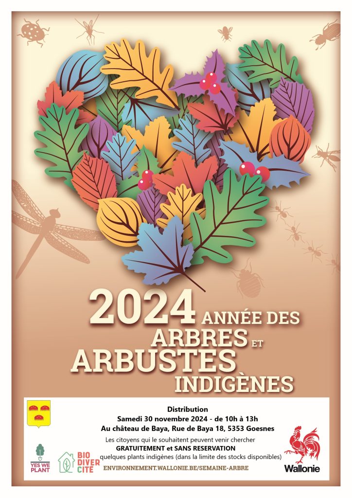 affiche de la semaine de l'arbre 2024