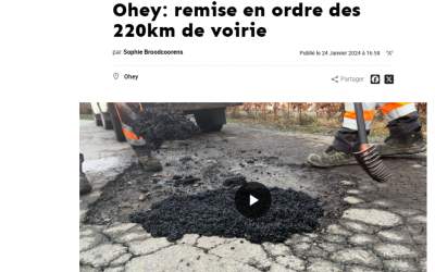 Reportage de Bouké sur l’entretien des voiries communales après les récentes fortes variations de température