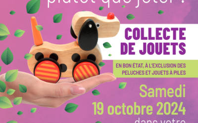 Collecte de jouets dans les recyparcs : donner plutôt que jeter !